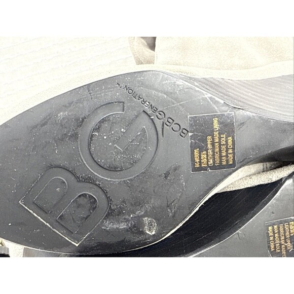 (F2) BCB GENERATION Merryl Tall Suede Wedge Leather Boot SZ 8.5 Women’s - Picture 14 of 16